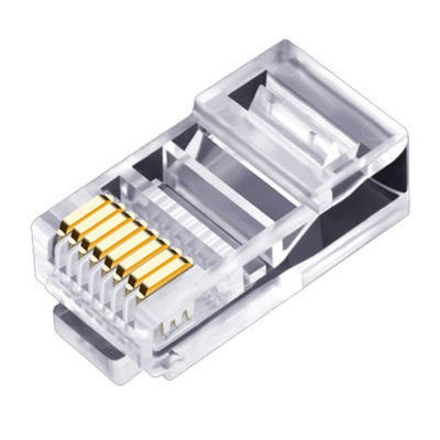 Konektor RJ45 Kabel UTP Ethernet Praktis Untuk Cat5e Cat6 Cat6a