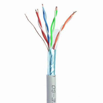 Kabel UL FTP Ethernet Cat5e Lan 24AWG BC 0.5mm Jaket PVC 4 Pasang 305m