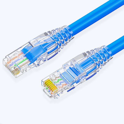 Kabel Ethernet Cat6 PoE + RJ45 100W, Kabel Gigabit Ethernet Cat6 Biru