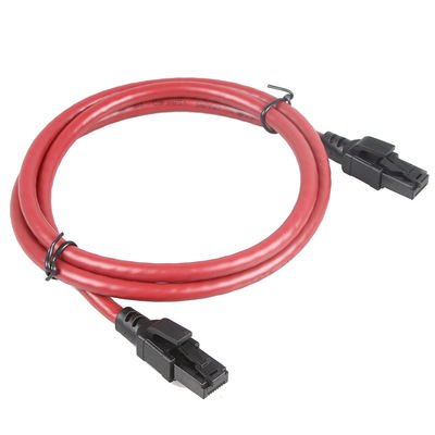 Kabel Ethernet Luar Jaringan Cat6 Selubung Ganda 24 AWG 24 Ft