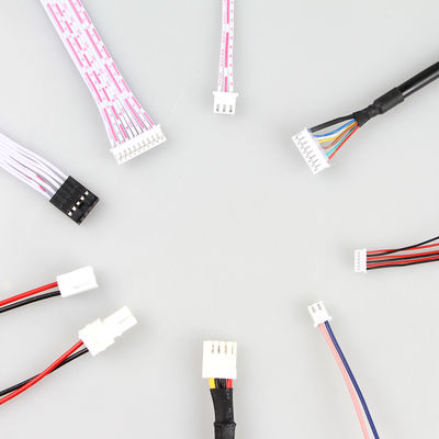0.8mm 1.25mm Pitch Wire Harness Cable 1Pin 2Pin 40Pin Untuk Industri