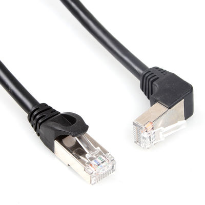 Kabel Ethernet Terlindung Cat6 RJ45 SFTP Tahan Lama Langsung Ke 270 Derajat
