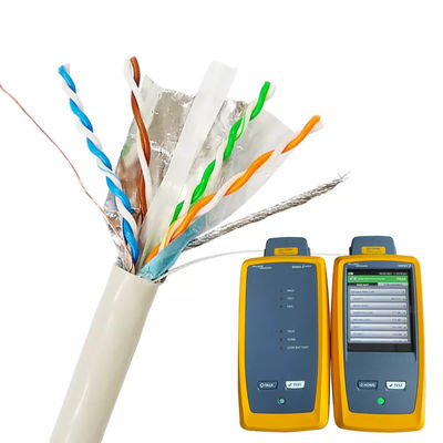 Kabel LAN CCA Cat 6 FTP Ethernet Dalam Ruangan 4 Pasang Panjang 305m Kecepatan Tinggi