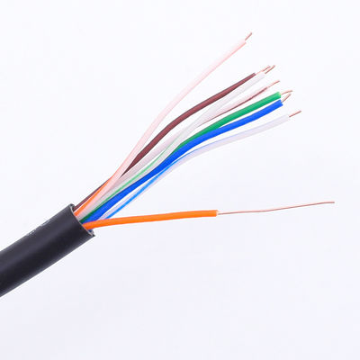 Tembaga 24AWG Patch Cord Cat 5e, BC7 / 0.2 Jaket PVC UTP Cat5e Patch Cable