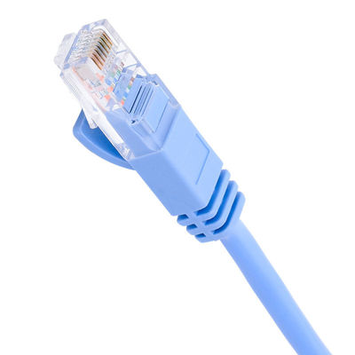 Tembaga 24AWG Patch Cord Cat 5e, BC7 / 0.2 Jaket PVC UTP Cat5e Patch Cable
