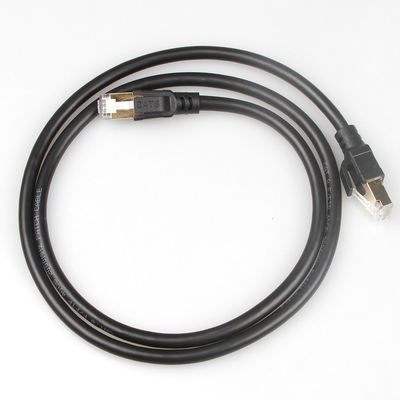 OEM Gigabit Ethernet Cat8 Kabel Patch S/FTP 40Gbps 2000MHZ Praktis