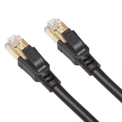 OEM Gigabit Ethernet Cat8 Kabel Patch S/FTP 40Gbps 2000MHZ Praktis