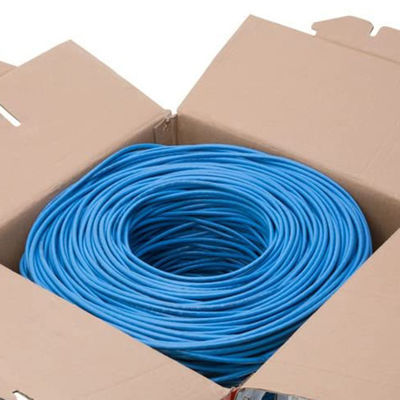 Kabel Lan Cat6 Praktis 23AWG BC 0.57 Jaket PVC UTP 4 Pasang 305m