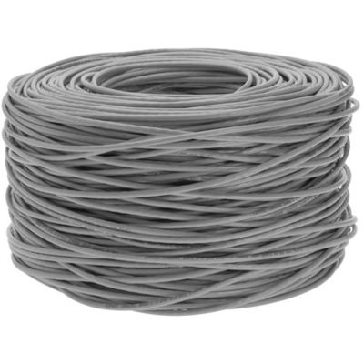 Kabel Ethernet ODM Cat6a 24AWG CCA, Jaket PVC 305m 1000ft 10Gbps