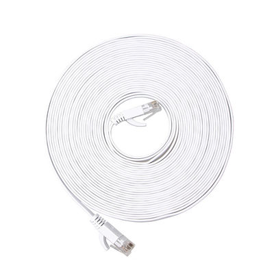 Kabel Ethernet Tembaga Telanjang Stabil, Ultra Tipis Cat 6 Dengan RJ45 8P8C