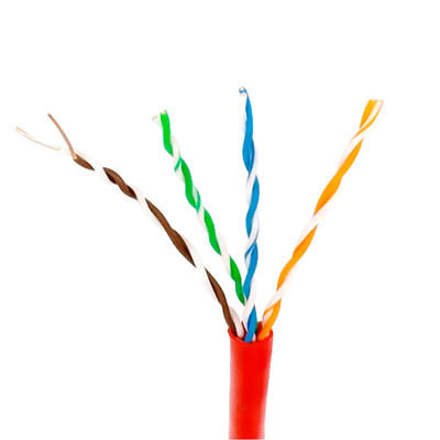 2 Pasang Kabel Eksternal 24AWG 1000ft Cat5e, Kabel Jaringan Dalam Ruangan Kecepatan Cat5e