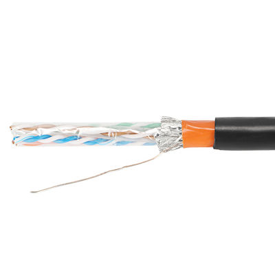 Luar ruangan 23AWG Cat5e Lan Cable Cat6 Cat6A Cat7 Cat7A dengan Jaket PVC