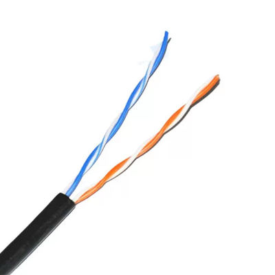 2 Pasang Kabel Eksternal 24AWG 1000ft Cat5e, Kabel Jaringan Dalam Ruangan Kecepatan Cat5e