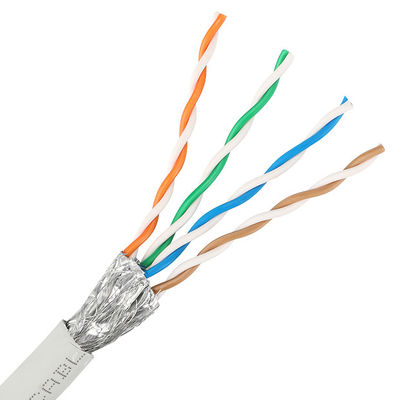 26AWG FTP LSZH Cat5e Lan Kabel BC Konduktor 1000 Kaki Multicolor