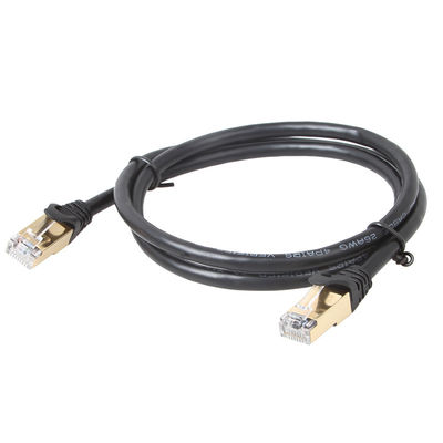 Komputer 1000Mbps Kabel Patch Cat 6, Tembaga Murni 24AWG Kabel Patch RJ45 Cat 6