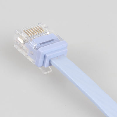 Kabel Ethernet Flat Cat6 Tahan UV Tahan Cuaca Untuk Komputer