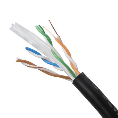 Kabel Patch Cat6 Cat6a Hitam Untuk Gigabit Ethernet 650MHz 100W PoE RJ45 UTP