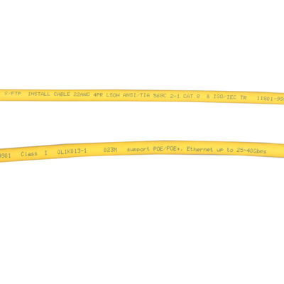 Kabel FTP 22AWG Cat6a S Stabil, 4 Pasang LSHF LSOH Cat6a S/FTP LSZH