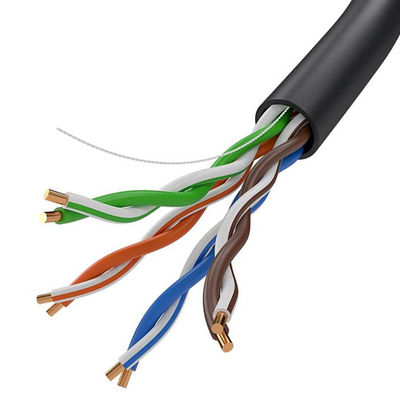 Kabel Jaringan UTP Cat5e Solid 4 Pasang Jaket PVC Konduktor CCA