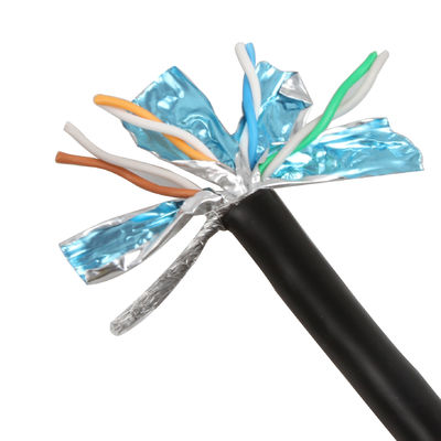26AWG SFTP Cat7 Outdoor Cable Shielded Twisted Pair Praktis