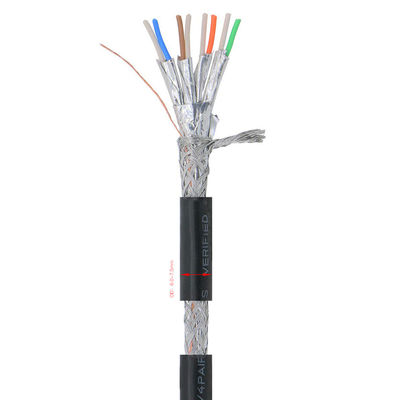 Stable Multicolor Cat 7 Kabel Ethernet STP SSTP FTP RJ45 Terlindung Ganda