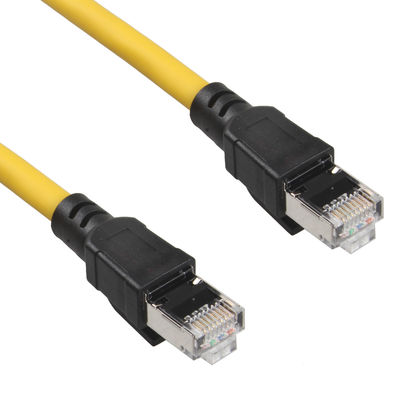 Kabel Ethernet Terlindung Industri Cat 6 Shield S/FTP 26AWG BC Conductor Untuk Server