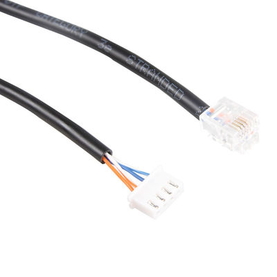 Harness Kawat Industri Stabil CE, Kabel Patch Telepon RJ11 6P4C Ke XH2.54 4P
