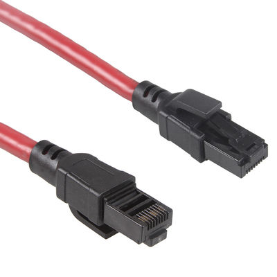 Kabel Ethernet Luar Jaringan Cat6 Selubung Ganda 24 AWG 24 Ft