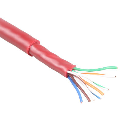 Kabel Ethernet Luar Jaringan Cat6 Selubung Ganda 24 AWG 24 Ft