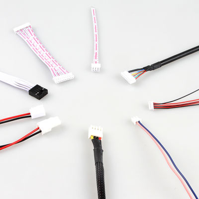 0.8mm 1.25mm Pitch Wire Harness Cable 1Pin 2Pin 40Pin Untuk Industri
