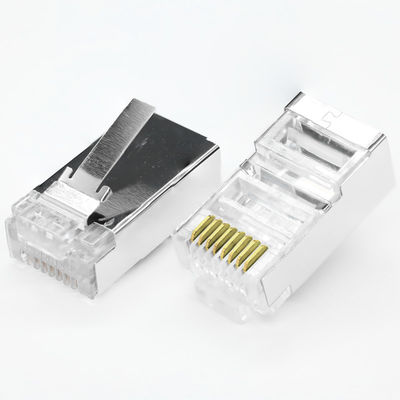 Konektor Kabel Listrik RJ45 Cat5e 8P8C Port Jaringan UTP FTP