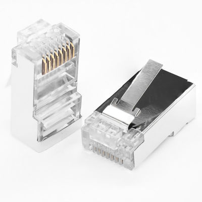 Konektor Kabel Listrik RJ45 Cat5e 8P8C Port Jaringan UTP FTP