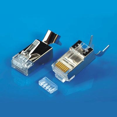 Konektor Kabel Listrik Ethernet RJ45 Untuk CAT5E CAT6 CAT6A CAT7 CAT8