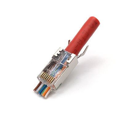 UTP Ethernet Konektor Kabel Listrik RJ45 Plug Fit CAT5 CAT6