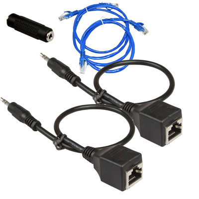 3.5mm 1/8 &quot;Majelis Kawat Kustom RJ45 Pria Ke Wanita Cat5 Cat6