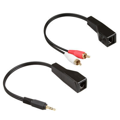 Sinyal Audio RCA Kabel Stereo 3,5 MM Warna Merah Putih Cocok Cat5 Cat6 Cat7 Cat8