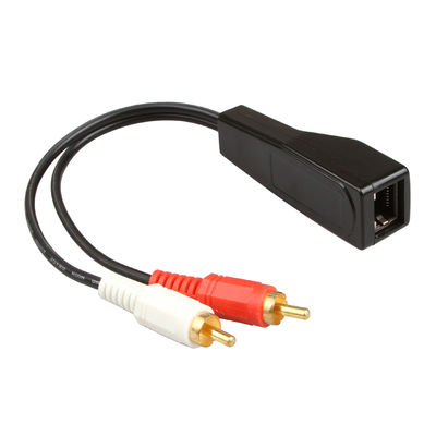 Rakitan Kawat Kustom Cat7 Cat8 Stereo 2 RCA Ke Stereo 2 RCA Bare Copper