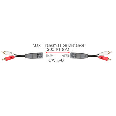Rakitan Kawat Kustom Cat7 Cat8 Stereo 2 RCA Ke Stereo 2 RCA Bare Copper