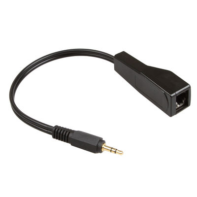 Cat5 Cat6 Rakitan Kabel Kustom 3.5mm Stereo Ke RJ45 Female Audio Extender