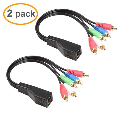 Rakitan Kawat Kustom RCA Ke RJ45 Dengan Extender Audio Stereo Cat5 Cat6