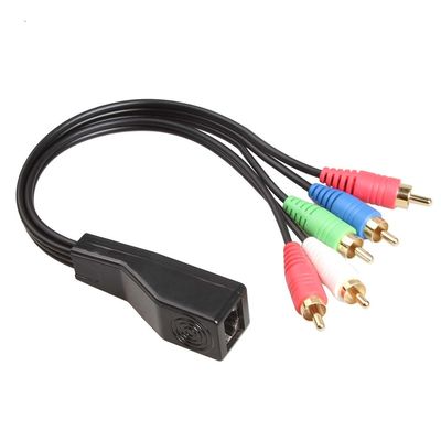 Rakitan Kawat Kustom RCA Ke RJ45 Dengan Extender Audio Stereo Cat5 Cat6