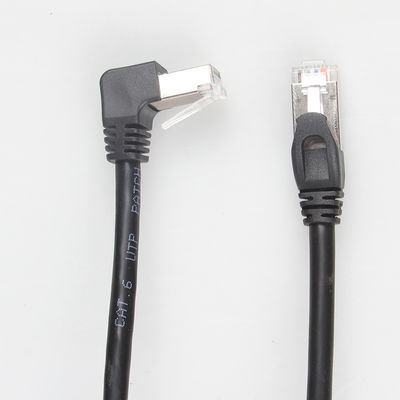 Kabel Cat 6 STP Praktis Lurus Ke Bawah Miring 90 Derajat