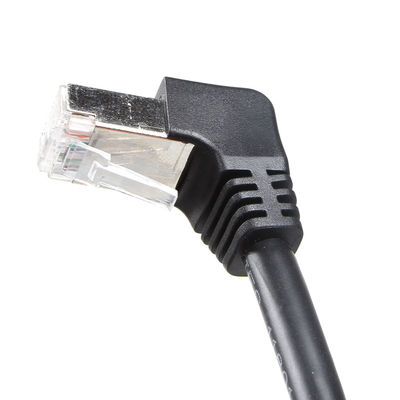 Kabel Cat 6 STP Praktis Lurus Ke Bawah Miring 90 Derajat
