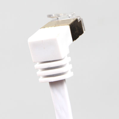 Kabel Ethernet Cat6 Datar Putih Stabil, Kabel Ethernet Gigabit Praktis