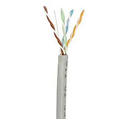 Kabel Lan Ethernet Cat6a 1000 Ft 23AWG 0,58mm Tembaga Padat 500Mzh Jaket PVC LSZH