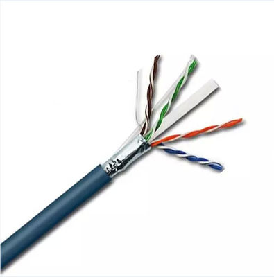 Kabel LAN CCA Cat 6 FTP Ethernet Dalam Ruangan 4 Pasang Panjang 305m Kecepatan Tinggi