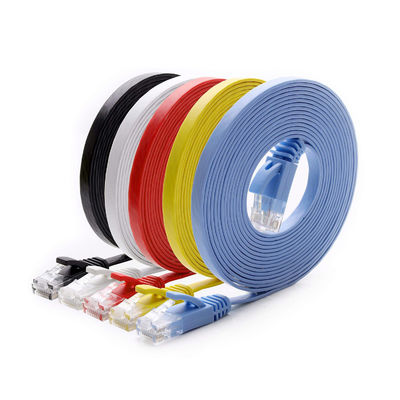 Kabel Patch Flat Ultra Slim Cat6 Serbaguna Dengan RJ45 8P8C