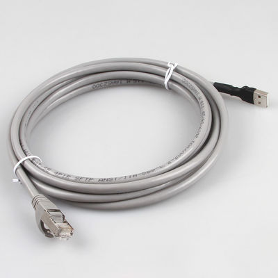 Kabel Komputer 8P8C RJ45 Ethernet, Kabel Adaptor USB Ke RJ45 yang Tahan Lama