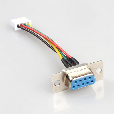 OEM Copper Industrial Wire Harness Assembly DB9 Female To XH JST 3 Pin