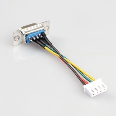 OEM Copper Industrial Wire Harness Assembly DB9 Female To XH JST 3 Pin